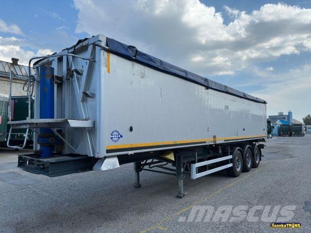Bodex KIS3WA, 50m3, FULL ALU, 6.3 T, 2xSchieber Kippipuoliperävaunut