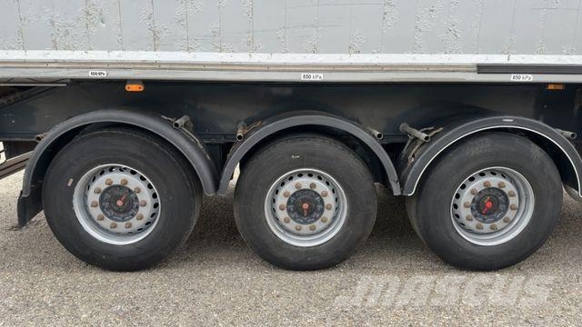 Bodex KIS3WA, FULL ALU, 50m3, 6.5 T, Lift Axle Sklápacie návesy