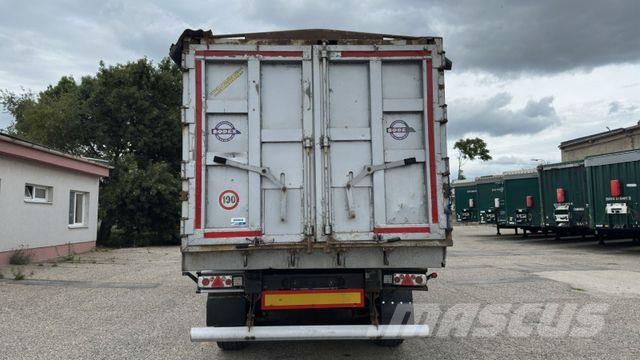 Bodex KIS3WA, FULL ALU, 50m3, 6.5 T, Lift Axle Sklápacie návesy