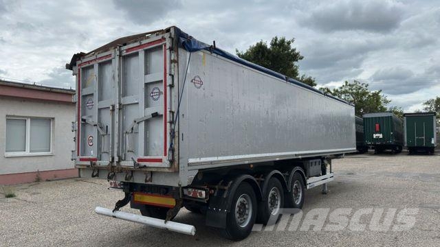 Bodex KIS3WA, FULL ALU, 50m3, 6.5 T, Lift Axle Sklápacie návesy
