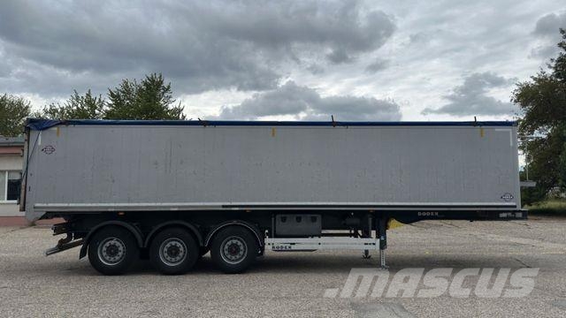 Bodex KIS3WA, FULL ALU, 50m3, 6.5 T, Lift Axle Sklápacie návesy
