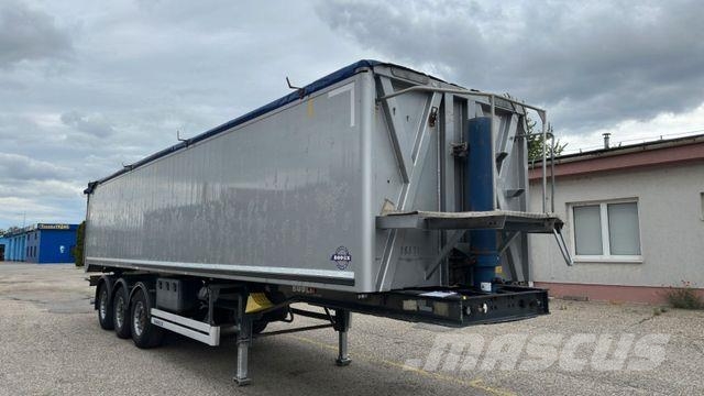 Bodex KIS3WA, FULL ALU, 50m3, 6.5 T, Lift Axle Sklápacie návesy