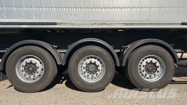 Bodex KIS3WA, FULL ALU, 50m3, 6.5 T, Lift Axle Sklápacie návesy