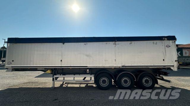 Bodex KIS3WA, FULL ALU, 50m3, 6.5 T, Lift Axle Sklápacie návesy