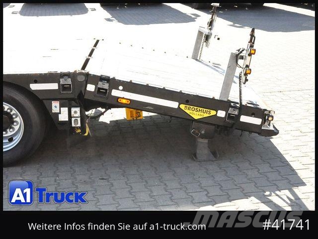 Broshuis 4ASD-18-40 Tele Seilwinde Eco Rampe Low loader-semi-trailers