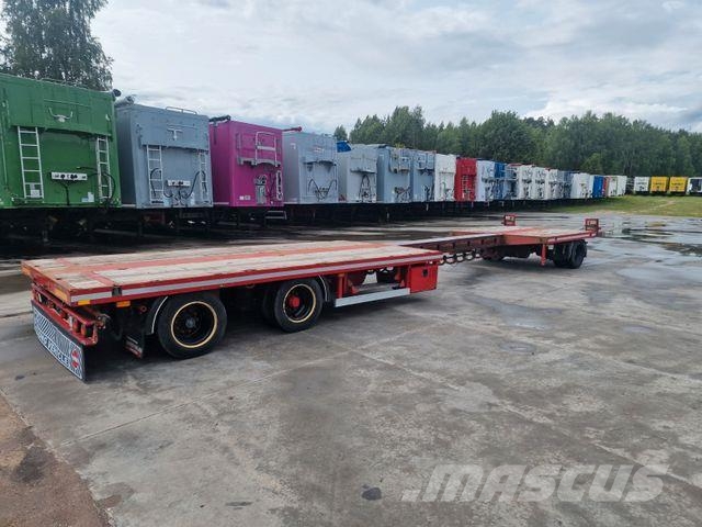 Broshuis Low Loader Extendable Platform 11,00 m Skeletal trailers