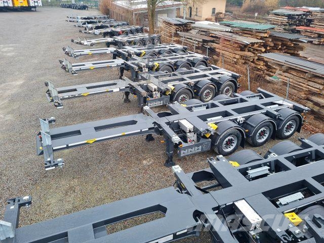 Broshuis MFCC HD 45 ft Multi Chassis -ADR- Vermietung Semi-trailer blokvogn