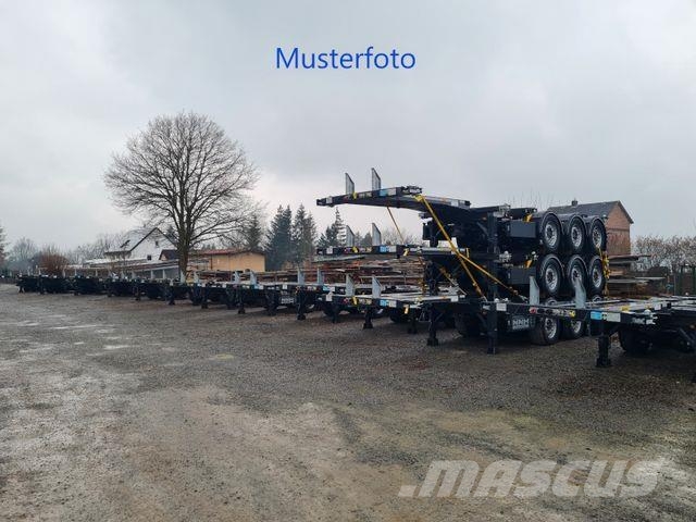 Broshuis MFCC HD 45 ft Multi Chassis -ADR- Miete Semi-trailer blokvogn