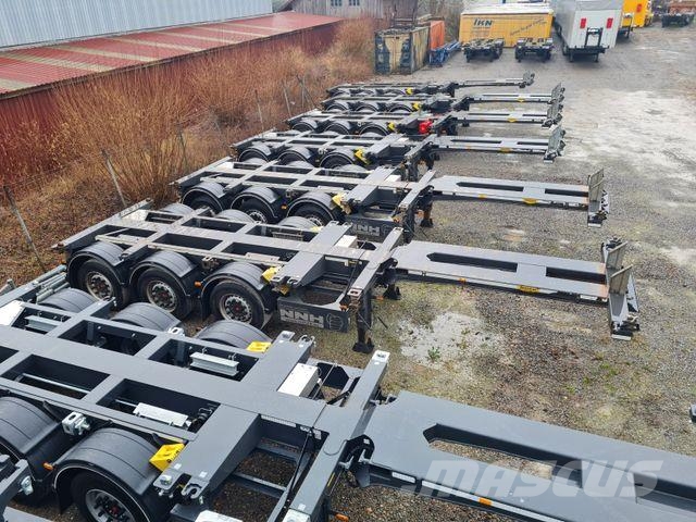 Broshuis MFCC HD 45 ft Multi Chassis -ADR- Miete möglich Semi Reboques Carga Baixa