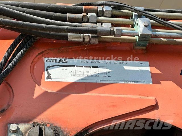 Bruns A6K 4610 Abroll-Kippaufbau, Atlas 165.2E Abrollkipper