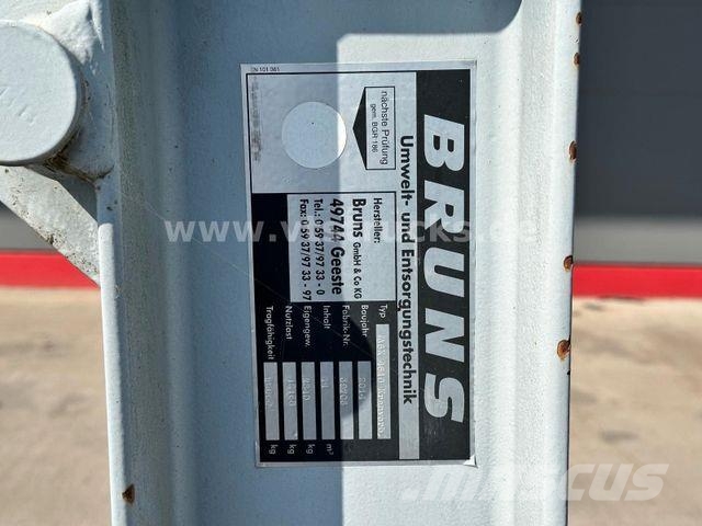 Bruns A6K 4610 Abroll-Kippaufbau, Atlas 165.2E Abrollkipper