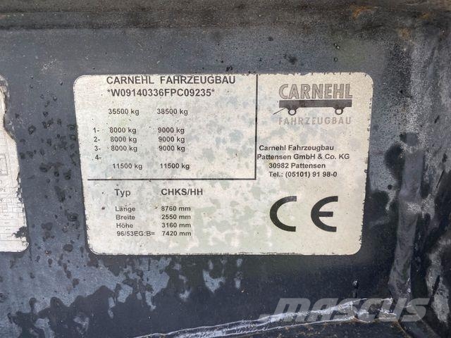 Carnehl CHKS/HH | Stahl 25m³ isoliert*Lift*EBS*Rollplane Naczepy wywrotki / wanny