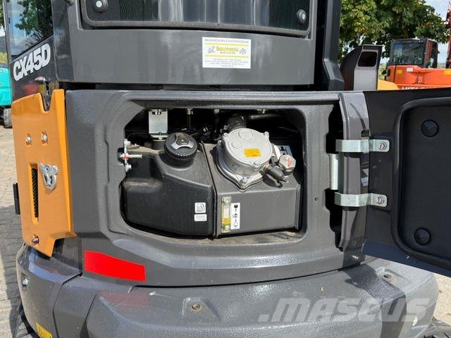 CASE CX 45D, Bj 25, Neu, mit Verstellausleger, TOP Mini kotrók < 7t