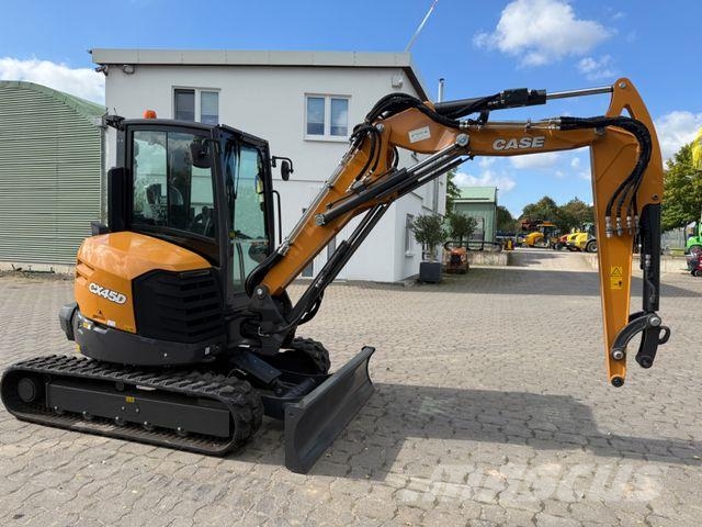 CASE CX 45D, Bj 25, Neu, mit Verstellausleger, TOP Mini kotrók < 7t