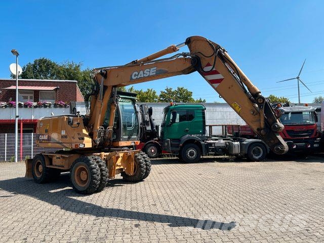 CASE Mobilbagger WX165 Wielgraafmachines