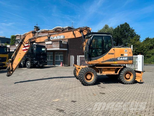CASE Mobilbagger WX165 Wielgraafmachines
