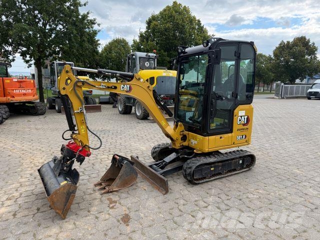 CAT 301.8, BJ 22, 325 BH, MS01, TL, GLV, TOP Mini bagri <7t