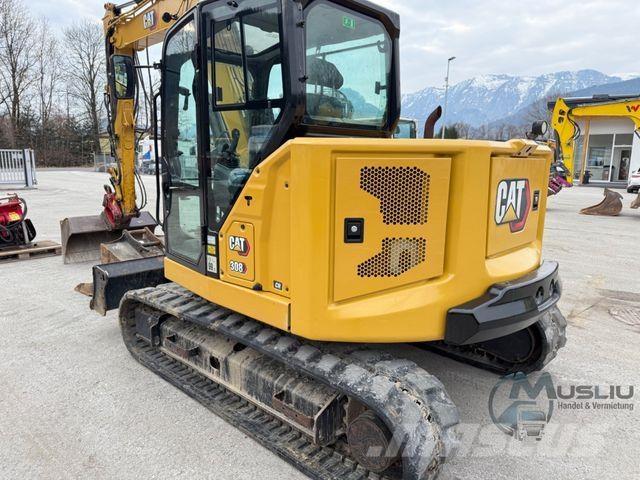 CAT 308CR 07A Powertilt 3x Löffeln Hammerleitung Lánctalpas kotrók