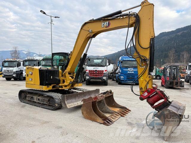 CAT 308CR 07A Powertilt 3x Löffeln Hammerleitung Lánctalpas kotrók