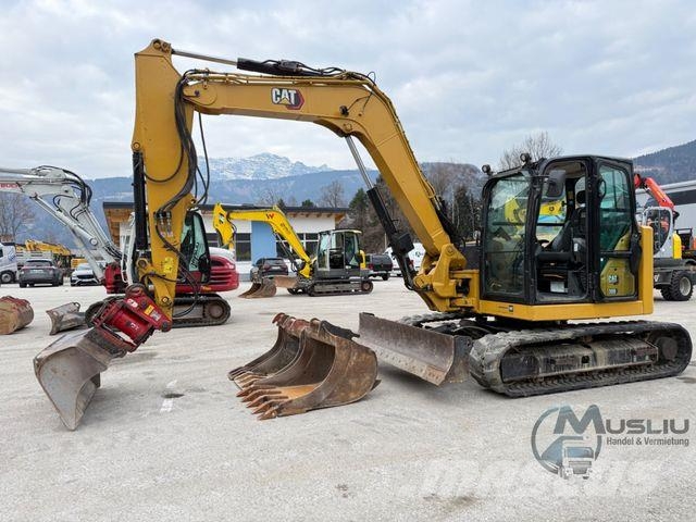 CAT 308CR 07A Powertilt 3x Löffeln Hammerleitung Lánctalpas kotrók