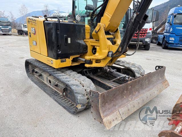 CAT 308CR 07A Powertilt 3x Löffeln Hammerleitung Lánctalpas kotrók