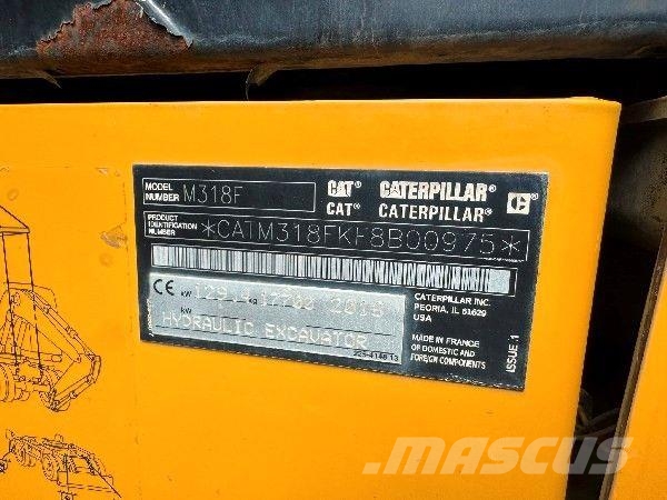 CAT 318F Excavadoras de ruedas
