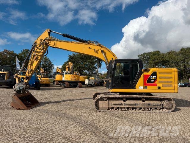 CAT 320-GC , Schnellwechsler, Greifer/Hammer, Kamera Gravemaskiner på larvebånd
