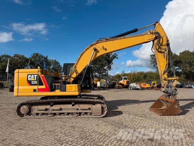 CAT 320-GC , Schnellwechsler, Greifer/Hammer, Kamera Gravemaskiner på larvebånd