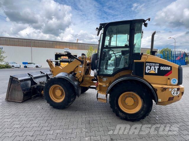 CAT 908M / 2.997h / Gabel / Schaufel لوادر بعجل