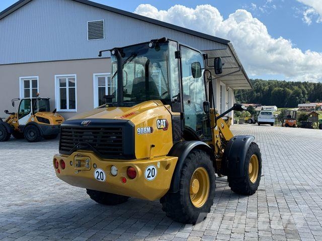 CAT 908M mit Schaufel und Gabel Cargadoras sobre ruedas