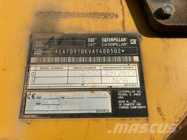 CAT 910 K / Pfreud Waage Cargadoras sobre ruedas