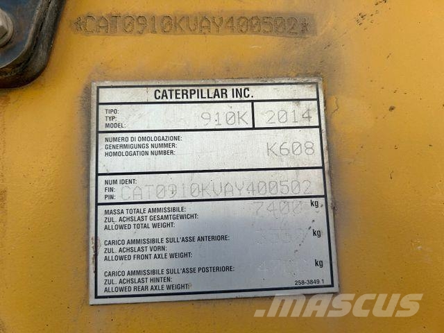 CAT 910 K / Pfreud Waage Cargadoras sobre ruedas