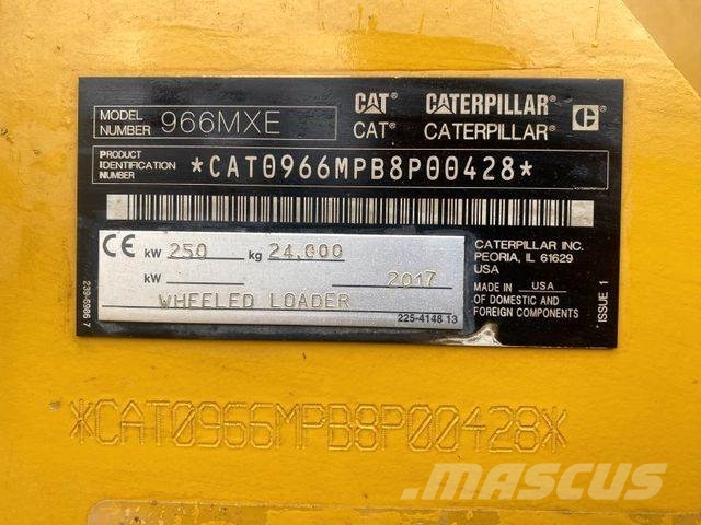 CAT 966 MXE **BJ2017 *10000/ZSA/Klima/German Machine Hjullastere