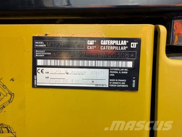 CAT M 322F Mobilbagger (no M318/M320) OQ70/55 Excavadoras de ruedas