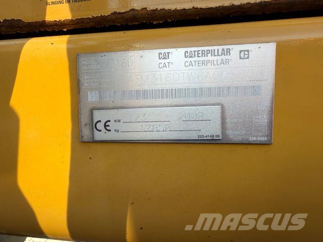 CAT M316D (no M313 / M318) Mobilbagger Excavadoras de ruedas