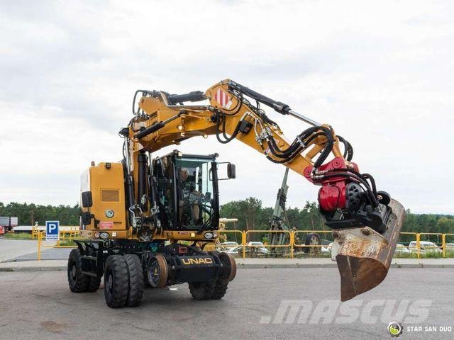 CAT UNAC 22 TRR CAT Excavator Railway Zwei Wege Masc Wielgraafmachines