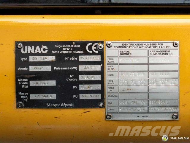 CAT UNAC 22 TRR CAT Excavator Railway Zwei Wege Masc Wielgraafmachines