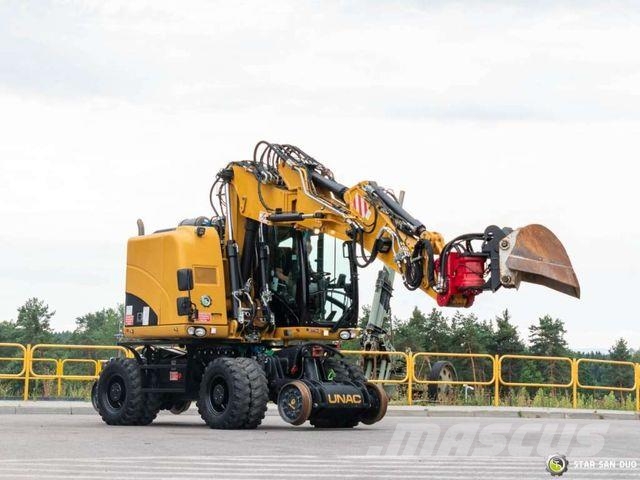 CAT UNAC 22 TRR CAT Excavator Railway Zwei Wege Masc Wielgraafmachines
