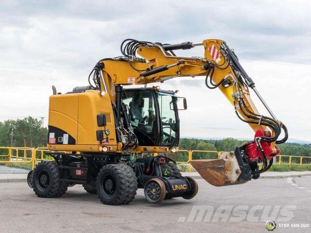 CAT UNAC 22 TRR CAT Excavator Railway Zwei Wege Masc Wielgraafmachines