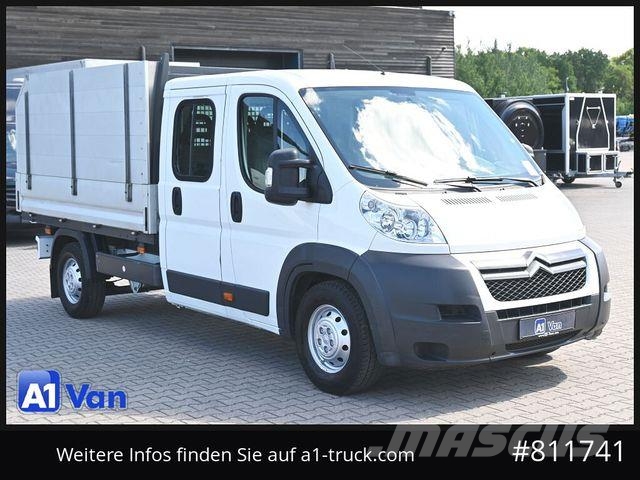 Citroën Jumper Pritsche Doka, AHK, 7-Sitzer Caja abierta/laterales abatibles