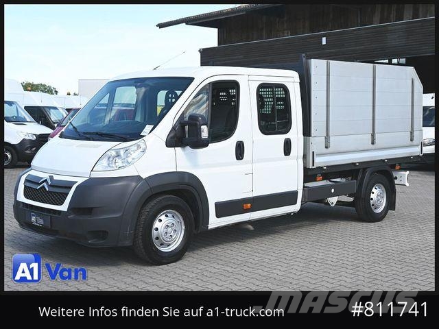 Citroën Jumper Pritsche Doka, AHK, 7-Sitzer Caja abierta/laterales abatibles
