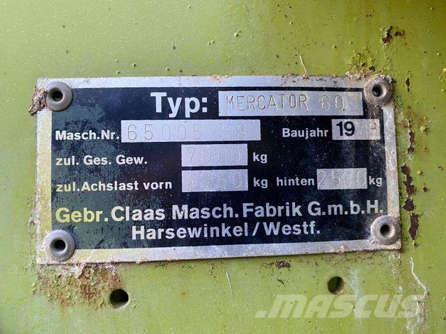 CLAAS Mercator 60 Kombajni