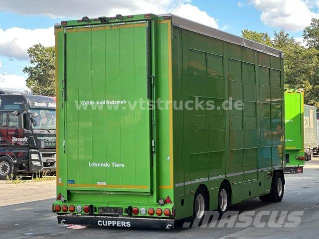 Cuppers LVA 09-16 AL 3-Stock Viehanhänger, Трейлери для транспортування тварин