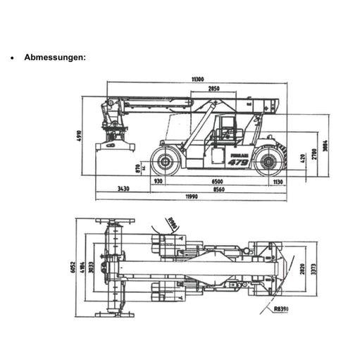 CVS Ferrari F479-5S / 20302h / 45Tonnen Kontinkäsittelytrukit