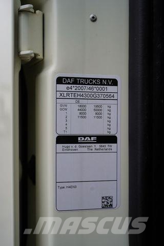 DAF 106 / 480 / E 6 / ACC / MEGA / LOW DECK / I CO Cabezas tractoras