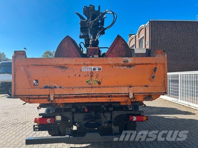 DAF 16.250LF Meiller 3-Skipper +MKG HLK106-HP Kran Sora- ja kippiautot