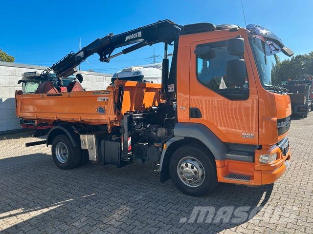 DAF 16.250LF Meiller 3-Skipper +MKG HLK106-HP Kran Sora- ja kippiautot