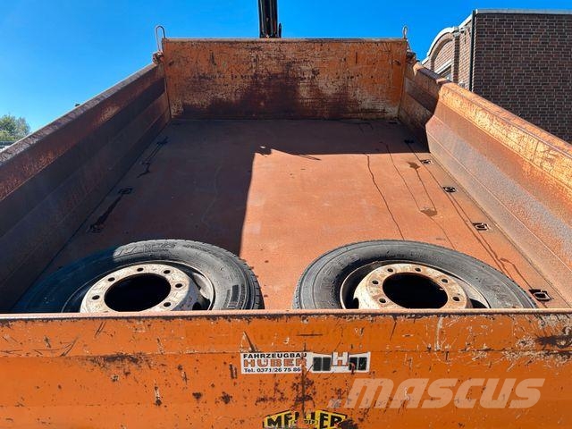 DAF 16.250LF Meiller 3-Skipper +MKG HLK106-HP Kran Sora- ja kippiautot