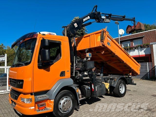 DAF 16.250LF Meiller 3-Skipper +MKG HLK106-HP Kran Sora- ja kippiautot
