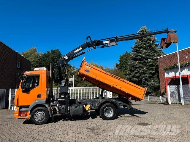 DAF 16.250LF Meiller 3-Skipper +MKG HLK106-HP Kran Sora- ja kippiautot